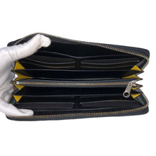 画像をギャラリービューアに読み込む, GOYARD ゴヤール ラウンドジップ マティニョンGM 長財布 PVC/牛革 ブラック ユニセックス 【中古】