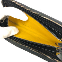 画像をギャラリービューアに読み込む, GOYARD ゴヤール ラウンドジップ マティニョンGM 長財布 PVC/牛革 ブラック ユニセックス 【中古】