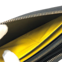 画像をギャラリービューアに読み込む, GOYARD ゴヤール ラウンドジップ マティニョンGM 長財布 PVC/牛革 ブラック ユニセックス 【中古】