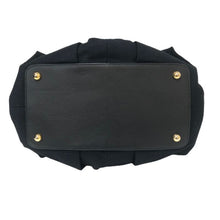 画像をギャラリービューアに読み込む, クリスチャン ルブタン Christian Louboutin ウール ハンドバッグ ブラック【中古】【美品】