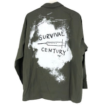 Load image into Gallery viewer, ダブルタップス WTAPS ジャングル シャツ ミリタリージャケット バックプリント 綿100% Lサイズ 211WVDT SHM03 オリーブドラブ【中古】【新品同様】【美品】