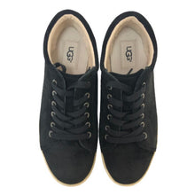 将图片加载到图库查看器,アグ UGG スエードスニーカー ローカット US7 24cm 1005484 ブラック【中古】