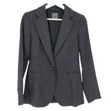 画像をギャラリービューアに読み込む, プレミス フォー セオリー リュクス PREMISE FOR THEORY LUXE ジャケット サイズ36 ネイビー系 ストライプ柄【中古】