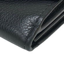 画像をギャラリービューアに読み込む, ルイ ヴィトン LOUIS VUITTON ポルトフォイユ ロックミニ コンパクトウォレット 三つ折り財布 M63921 ブラック【中古】