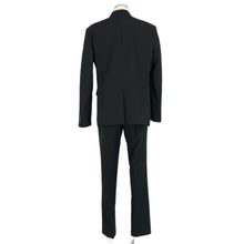 画像をギャラリービューアに読み込む, コムサ メン COMME CA MEN カラーポリエステルストレッチ ジャケット 背抜き パンツ 裾シングルセットアップスーツ Lサイズ ブラック【中古】【美品】