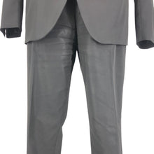 画像をギャラリービューアに読み込む, コムサ メン COMME CA MEN カラーポリエステルストレッチ ジャケット 背抜き パンツ 裾シングルセットアップスーツ Lサイズ ブラック【中古】【美品】