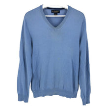 画像をギャラリービューアに読み込む, エディーバウアー エディーバウアー スピーマコットン Vネックセーター Lサイズ ライトブルー【中古】