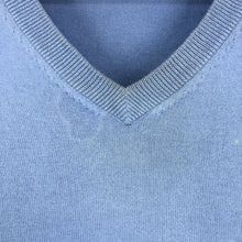 画像をギャラリービューアに読み込む, エディーバウアー エディーバウアー スピーマコットン Vネックセーター Lサイズ ライトブルー【中古】
