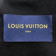 画像をギャラリービューアに読み込む, ルイ ヴィトン LOUIS VUITTON ジップスローデニムフーディウィズサッシュアンドパッチ デニムジップアップパーカー ブルゾン ウォッシュ加工 綿100% サイズ48 M相当1A5PAU ブラック【中古】【美品】