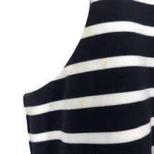 画像をギャラリービューアに読み込む, マイケルコース MICHAEL KORS ノースリーブ ストレッチワンピース マリン Mサイズ ネイビー ホワイト ボーダー柄【中古】【美品】