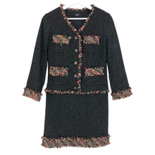 画像をギャラリービューアに読み込む, ビッキー VICKY セパレート風ワンピース サイズ1 ブラック【中古】【美品】