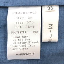 画像をギャラリービューアに読み込む, エムプルミエ M PREMIER ノースリーブワンピース サイズ36 ダスティブルー【中古】