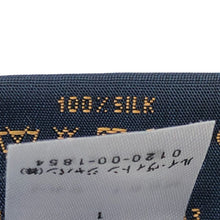 画像をギャラリービューアに読み込む, ルイ ヴィトン LOUIS VUITTON バンドー LVワールド ツイリー スカーフ シルク100% M70853 ブラウン【中古】