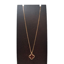 Load image into Gallery viewer, ヴァンクリーフ&アーペル Van Cleef & Arpels スウィートアルハンブラ ペンダント ネックレス カーネリアン ローズゴールド【中古】