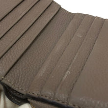 画像をギャラリービューアに読み込む, トリーバーチ TORY BURCH 二つ折り財布 グレージュ【中古】