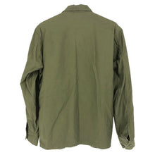 画像をギャラリービューアに読み込む, アルファ インダストリーズ ALPHA INDUSTRIES 無地ユーティリティー長袖シャツ 綿100% XLサイズ TS5021 121 アーミーグリーン【中古】