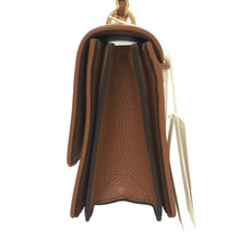 画像をギャラリービューアに読み込む, トリーバーチ TORY BURCH BRITTEN フローラル チェーン ショルダーバッグ ナチュラル ブラウン 花柄【中古】【新品同様】【美品】