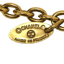 画像をギャラリービューアに読み込む, シャネル CHANEL ネックレス マトラッセ ココマーク ヴィンテージ ゴールド【中古】