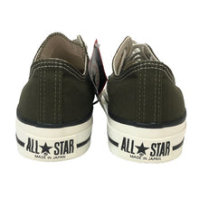 画像をギャラリービューアに読み込む, コンバース CONVERSE CANVAS AS J OX キャンバスオールスターJオックス スニーカー 24cm カーキ【中古】【新品同様】【美品】
