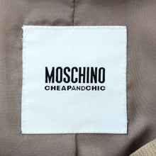 画像をギャラリービューアに読み込む, モスキーノ チープアンドシック MOSCHINO CHEAP AND CHIC スタンドカラージャケット 銀ボタン サイズI40 M相当 ベージュ系【中古】【美品】