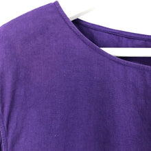 画像をギャラリービューアに読み込む, モスキーノ チープアンドシック MOSCHINO CHEAP AND CHIC フレンチスリーブワンピース チュニック サイI40 M相当 パープル【中古】