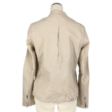 画像をギャラリービューアに読み込む, シシ Sisii シングルライダースジャケット カウレザー ベージュ系【中古】【新品同様】【美品】