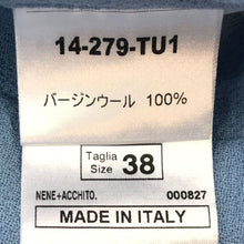 画像をギャラリービューアに読み込む, ネネミラノ Nene MILANO 薄手ジャケット コート サイズ38 ライトブルー【中古】【美品】
