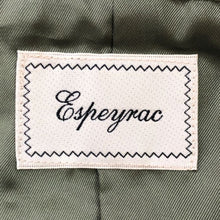 画像をギャラリービューアに読み込む, エスペラック Espeyrac サテンツイルモッズコート カーキ レディース【中古】【美品】