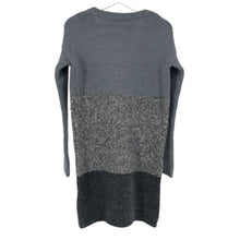 画像をギャラリービューアに読み込む, セオリーリュクス Theory luxe Vネック チュニック ニットワンピース サイズ38 M相当 グレー【中古】【美品】