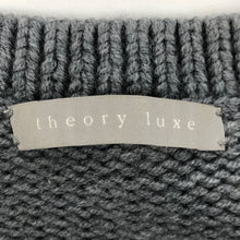 画像をギャラリービューアに読み込む, セオリーリュクス Theory luxe Vネック チュニック ニットワンピース サイズ38 M相当 グレー【中古】【美品】