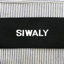 將圖片載入圖庫檢視器 シワリー SIWALY バックライニング長袖シャツ チュニック 綿100% サイズ38 ブルー ホワイト ストライプ柄 レディース【中古】