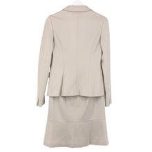 画像をギャラリービューアに読み込む, アンタイトル UNTITLED セットアップ スカートスーツ ストレット 1つボタン ジャケット総裏 サイズ2 スカート ベージュ【中古】