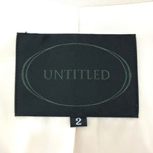 画像をギャラリービューアに読み込む, アンタイトル UNTITLED セットアップ スカートスーツ ストレット 1つボタン ジャケット総裏 サイズ2 スカート ベージュ【中古】