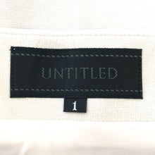 画像をギャラリービューアに読み込む, アンタイトル UNTITLED セットアップ スカートスーツ ストレット 1つボタン ジャケット総裏 サイズ2 スカート ベージュ【中古】