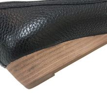 将图片加载到图库查看器,トリーバーチ TORY BURCH AMANDA DEMI オープントゥパンプス ウェッジソール ブラック【中古】