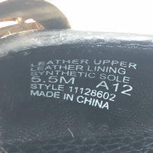 将图片加载到图库查看器,トリーバーチ TORY BURCH AMANDA DEMI オープントゥパンプス ウェッジソール ブラック【中古】