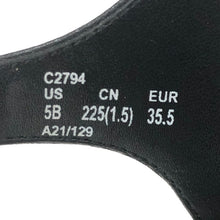 画像をギャラリービューアに読み込む, コーチ COACH CARISSA エスパドリーユ サンダル サイズ5 22cm相当 C2794 ブラック【中古】【新品同様】【美品】