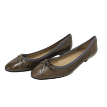 画像をギャラリービューアに読み込む, FABIO RUSCONI ファビオルスコーニ ローヒール パンプス エナメル カーキ系 サイズ35(22-22.5cm相当)【中古】【美品】レディース