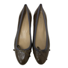 画像をギャラリービューアに読み込む, FABIO RUSCONI ファビオルスコーニ ローヒール パンプス エナメル カーキ系 サイズ35(22-22.5cm相当)【中古】【美品】レディース