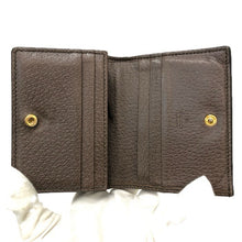 画像をギャラリービューアに読み込む, GUCCI グッチ オフィディア コンパクトウォレット 二つ折り財布 GGスプリームキャンバス 523155 ブラウン系【中古】レディース