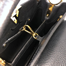 画像をギャラリービューアに読み込む, ルイ ヴィトン LOUIS VUITTON カプシーヌBB トリヨンレザー 2wayバッグ ショルダーバッグ ハンドバッグ M54340 ノワール【中古】【美品】
