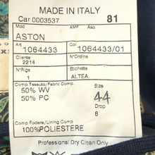 画像をギャラリービューアに読み込む, アルテア Altea ASTON ジャケット 半裏 サイズ44 XS S相当 ネイビー【中古】