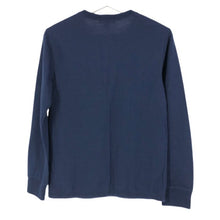 画像をギャラリービューアに読み込む, ポロ ラルフローレン POLO RALPH LAUREN ヘンリーネック 長袖Tシャツ ロンT カットソー 男の子 Lサイズ 160相当 ネイビー【中古】【新品同様】【美品】