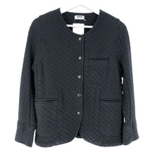 画像をギャラリービューアに読み込む, アーメン ARMEN コットンキルト ノーカラージャケット サイズ0 S相当 ブラック【中古】【新品同様】【美品】