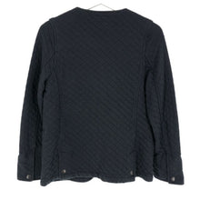画像をギャラリービューアに読み込む, アーメン ARMEN コットンキルト ノーカラージャケット サイズ0 S相当 ブラック【中古】【新品同様】【美品】