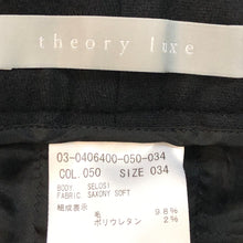 画像をギャラリービューアに読み込む, セオリーリュクス Theory luxe ウールパンツ サイズ34 XS相当 ブラック レディース【中古】