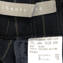 画像をギャラリービューアに読み込む, セオリーリュクス Theory luxe パンツ サイズ36 S相当 ネイビー ストライプ柄 レディース【中古】