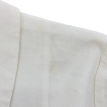 Load image into Gallery viewer, セオリーリュクス Theory luxe ストレッチジャケット アンコンジャケット ボタンレス 麻混 サイズ38 ホワイト レディース【中古】