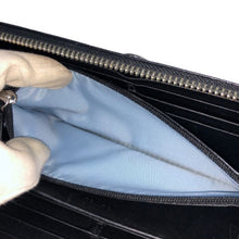 画像をギャラリービューアに読み込む, コーチ COACH ユニセックス 男女兼用 ラウンドファスナー 長財布 ブラック【中古】