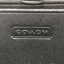 画像をギャラリービューアに読み込む, コーチ COACH ユニセックス 男女兼用 ラウンドファスナー 長財布 ブラック【中古】